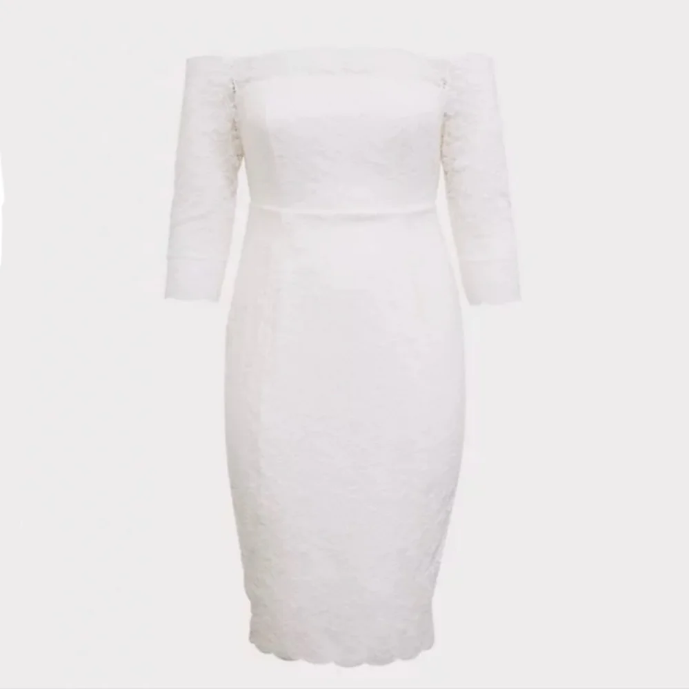 💍Torrid Ivory Lace Bodycon Dress - Picture 8 of 8
